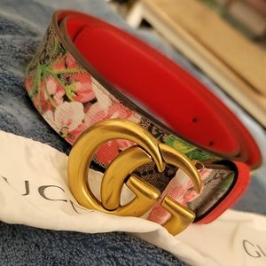 Gucci floral belt